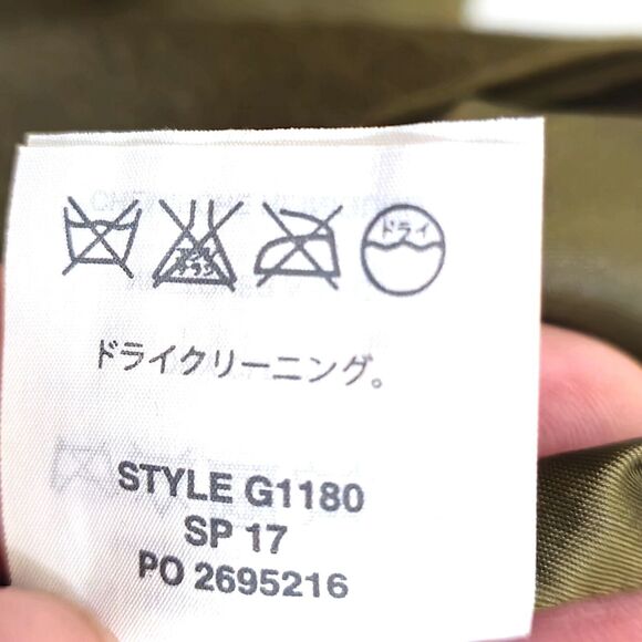 J.Crew Fitted Sheath Cotton Blend Stretch Tuscan Olive Size 14 - Picture 9 of 10